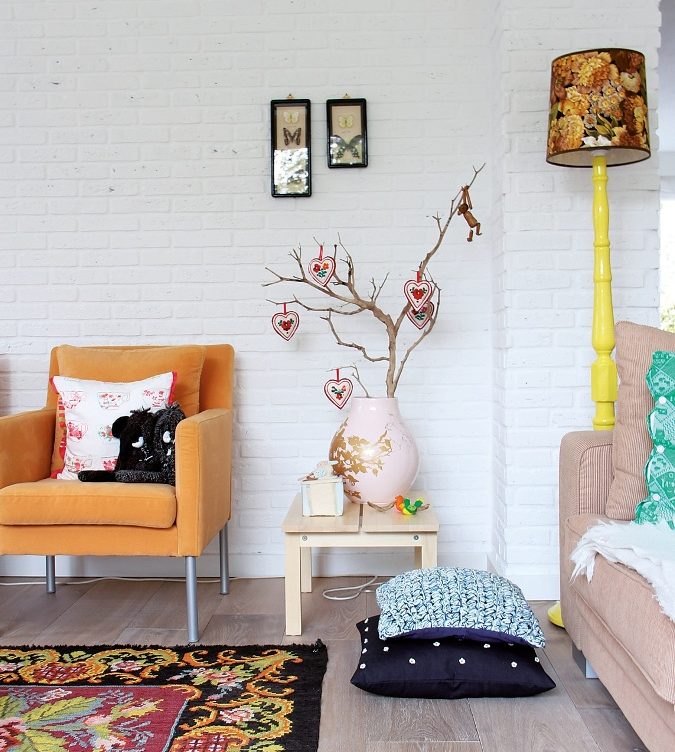Una casa in stile nordico con tanto fai-da-te