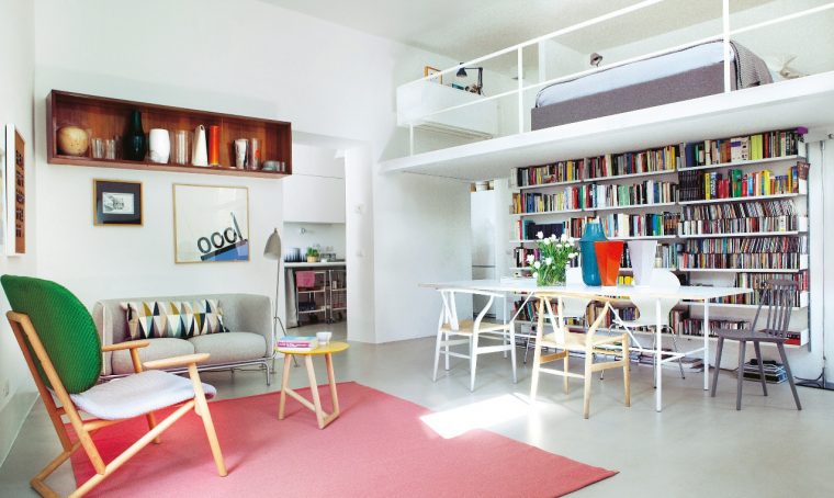 Arredare in stile nordico con pezzi vintage e colore