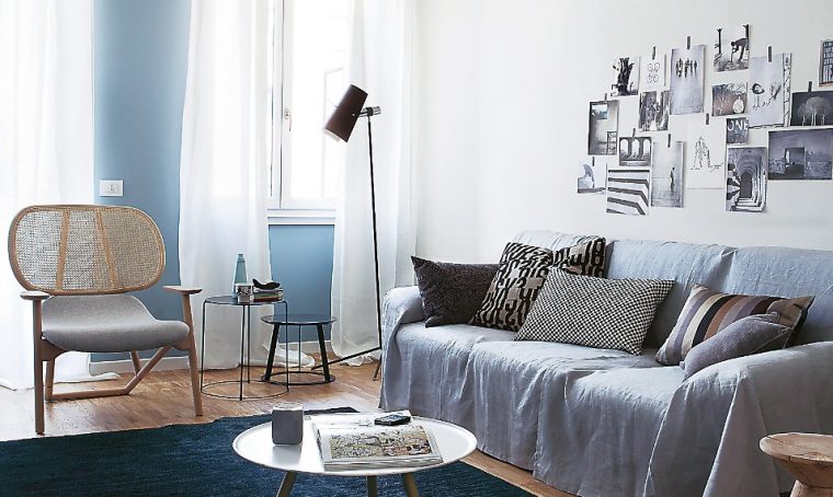 Arredare con pezzi vintage e colori pastello