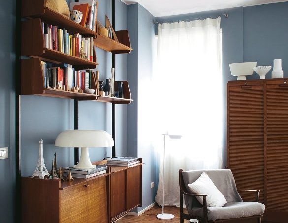 La casa della stylist: 57 mq in stile vintage
