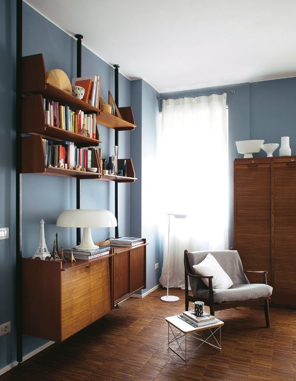 La casa della stylist: 57 mq in stile vintage