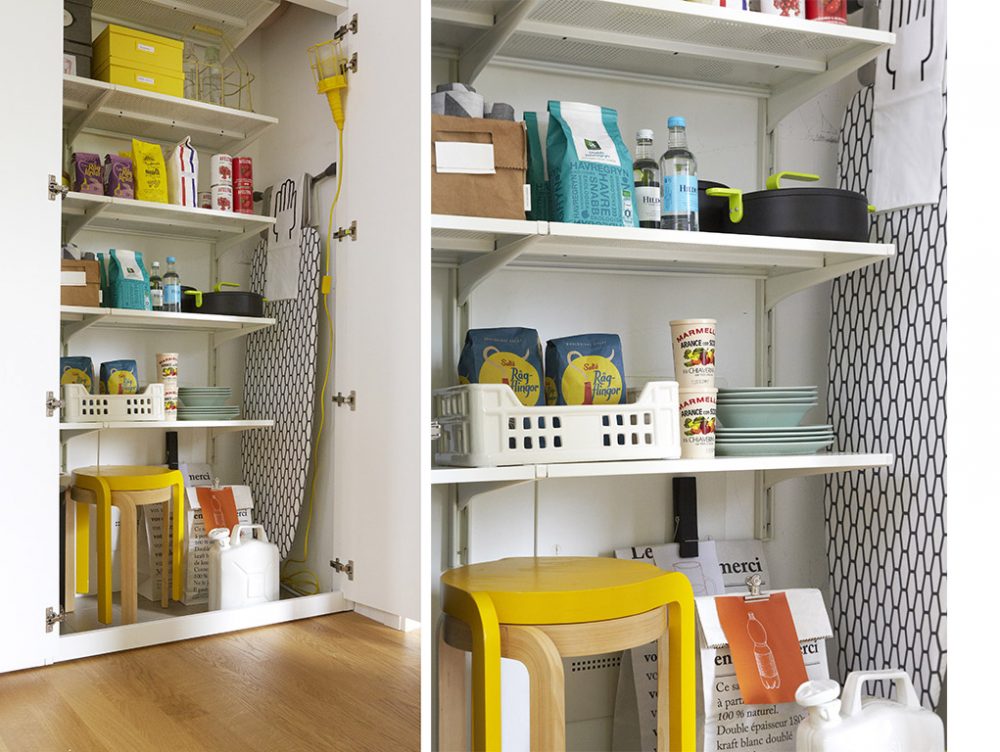Lavanderia e dispensa sempre in ordine