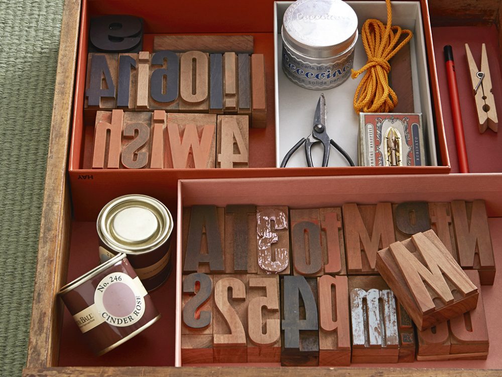 Decora con i timbri vintage