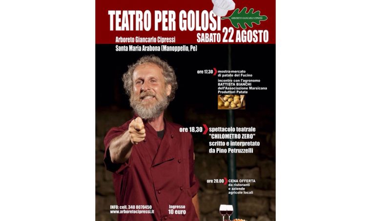 Teatro per Golosi all'Arboreto Giancarlo Cipressi