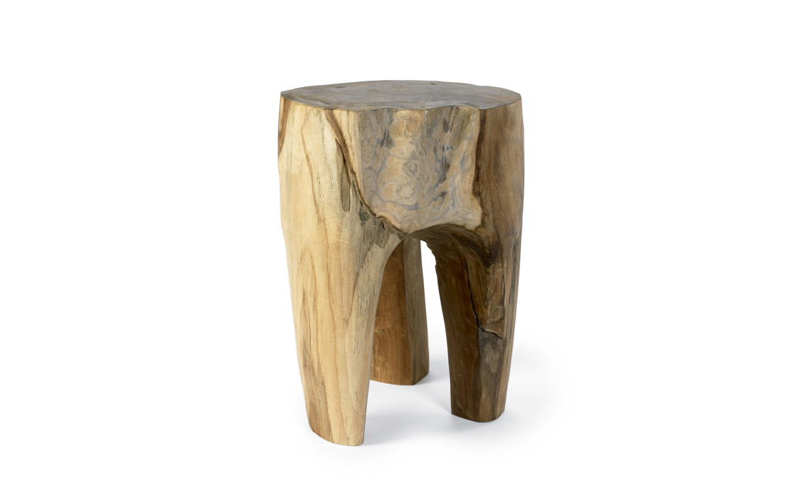 sgabello legno naturale