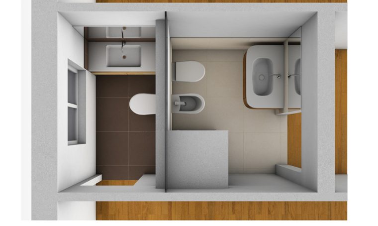 Creare secondo bagno, lavanderia e cabina armadio in più