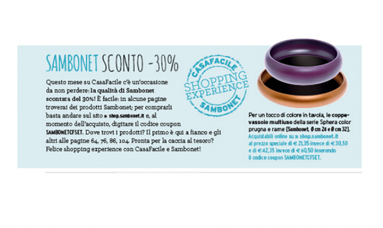 Occasione shopping: Sambonet sconto 30%
