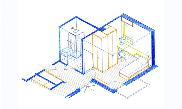 Da 3 a 4 locali in un appartamento di 90mq