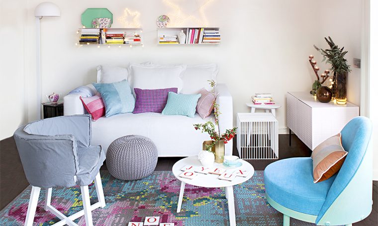 Arredare con toni pastello e pezzi di design
