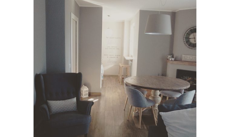 La casa in montagna in stile shabby chic