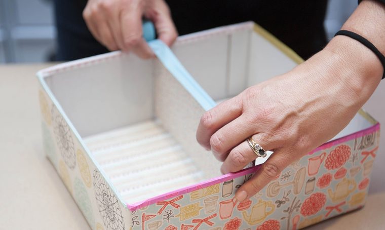 Riciclo creativo: realizzare una scatola portatutto 
