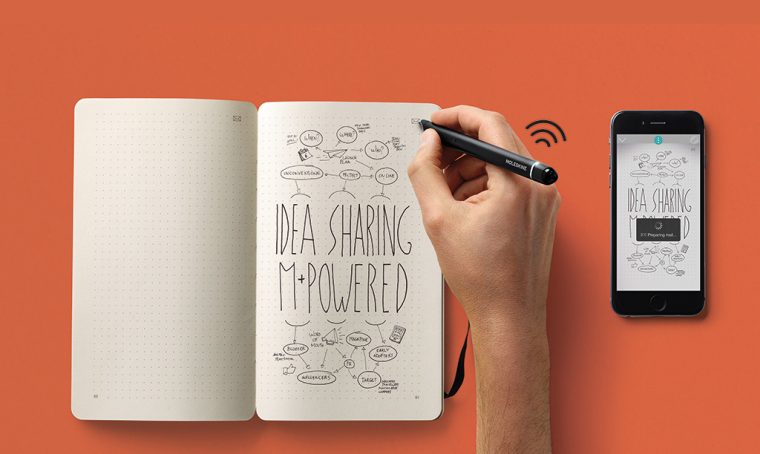 Moleskine: ciò che scrivi o disegni su carta diventa digitale!