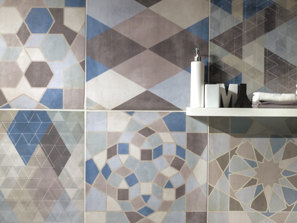 Cementine e piastrelle geometriche