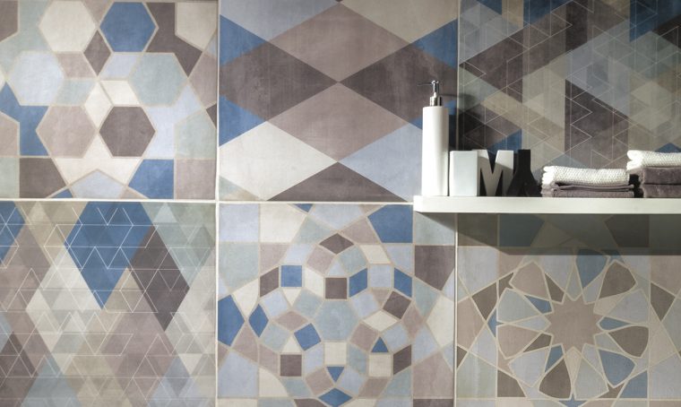 Cementine e piastrelle geometriche