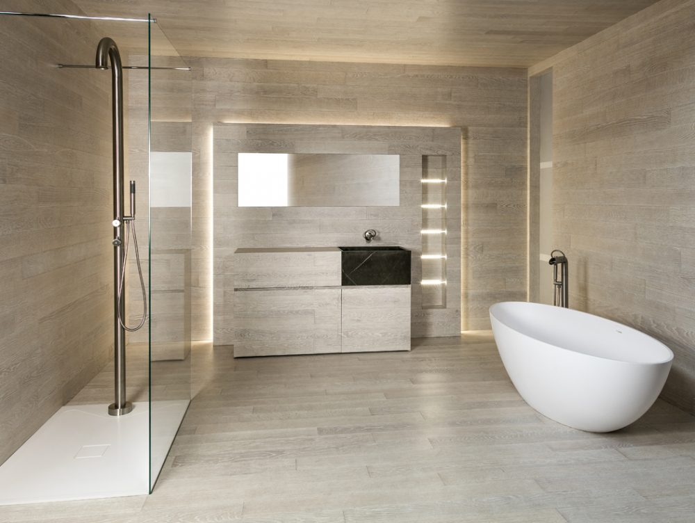 8 tecno-rivestimenti per il bagno: belli e funzionali