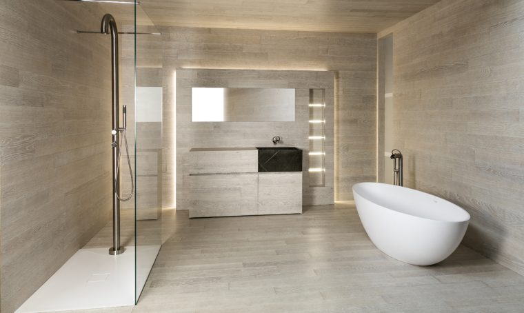 8 tecno-rivestimenti per il bagno: belli e funzionali