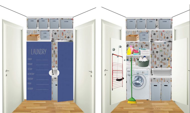 Come organizzare una mini-lavanderia
