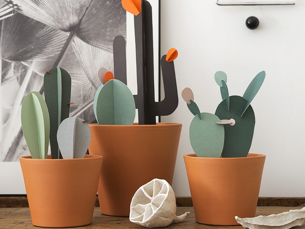 Come realizzare i cactus di carta