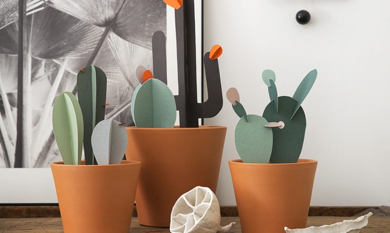 Come realizzare i cactus di carta