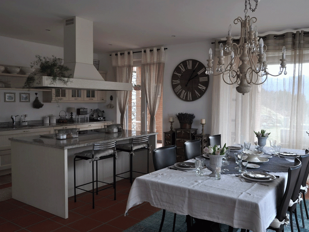 Una casa in stile shabby e provenzale