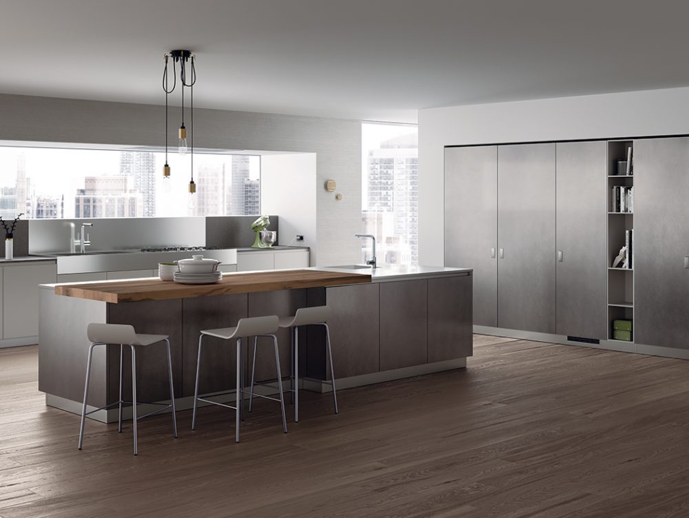 Piano di lavoro in cucina: il Lapitec® resistente e anti macchia