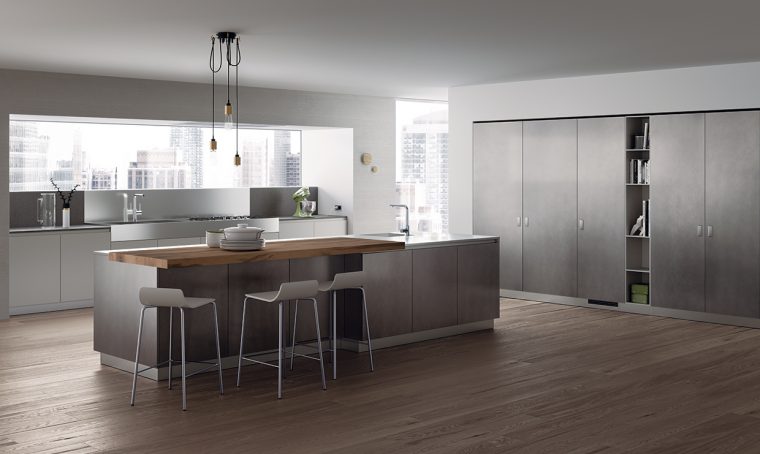 Piano di lavoro in cucina: il Lapitec® resistente e anti macchia
