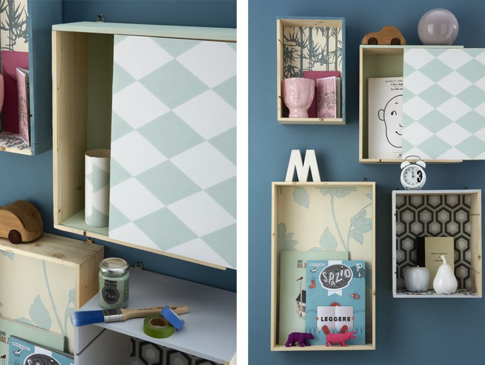 Da cassette dei vini a mini pensili décor!