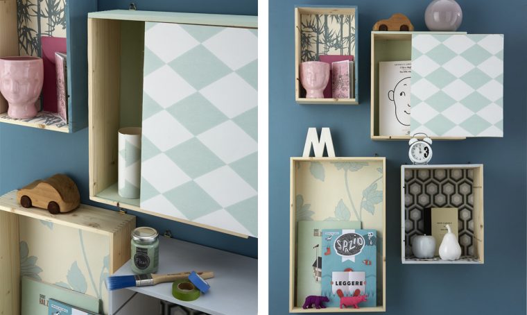 Da cassette dei vini a mini pensili décor!