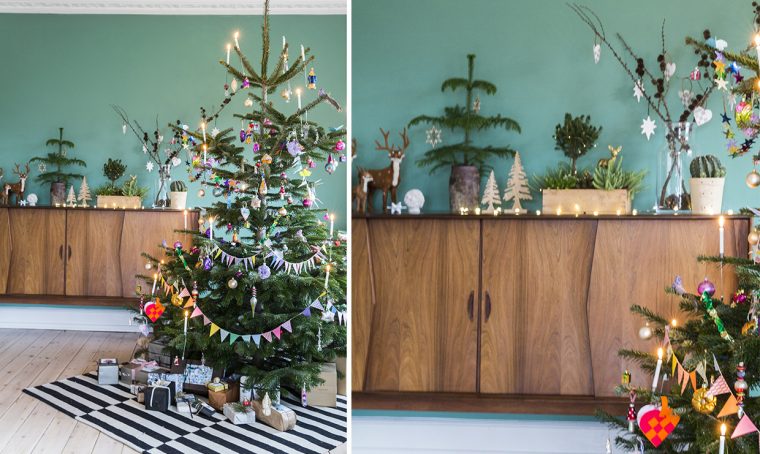 Arredare casa a Natale: l'albero e tanto verde