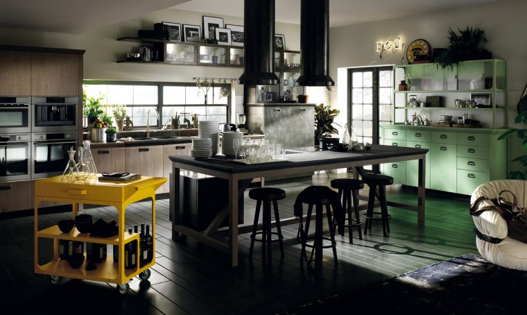 La cucina a vista? È social!