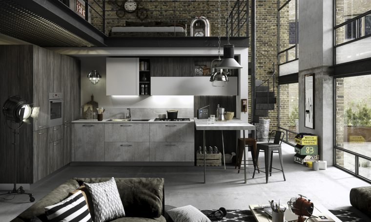 Una cucina open space da vera chef