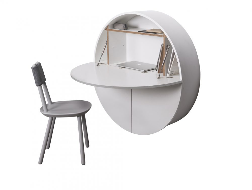 Uno scrittoio a ribalta come (mini) home office! 