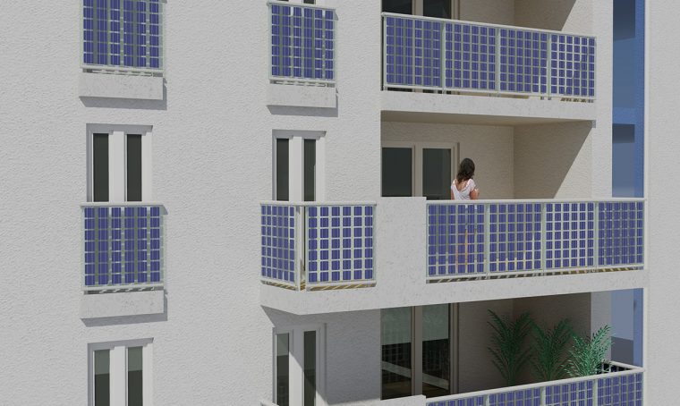 Vetro fotovoltaico: produci corrente con il sole sul tuo balcone