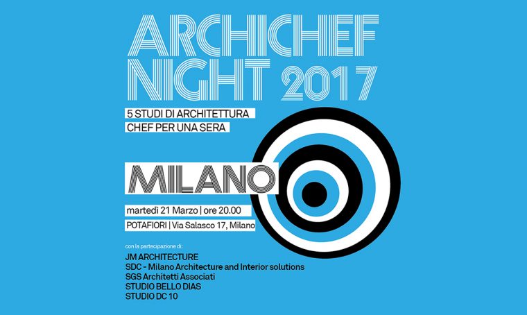 5 architetti diventano chef per una sera