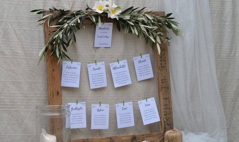Decorazioni in carta per bottoniere e tableau de mariage