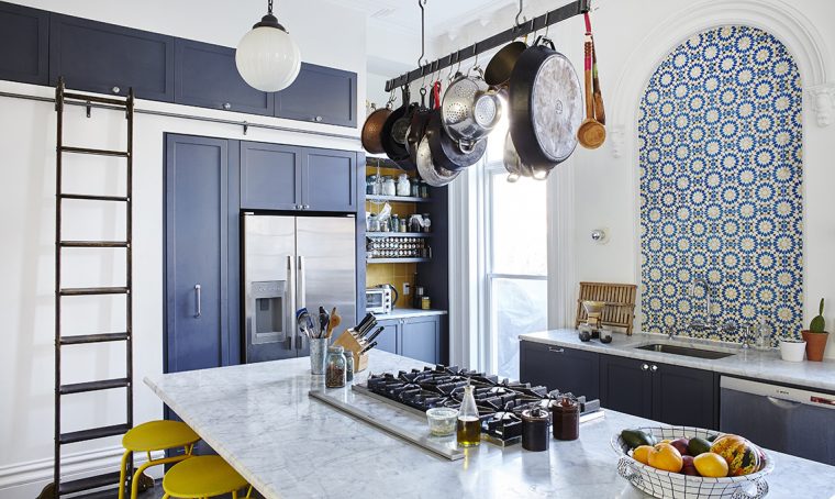 Una cucina moderna per una casa d’epoca