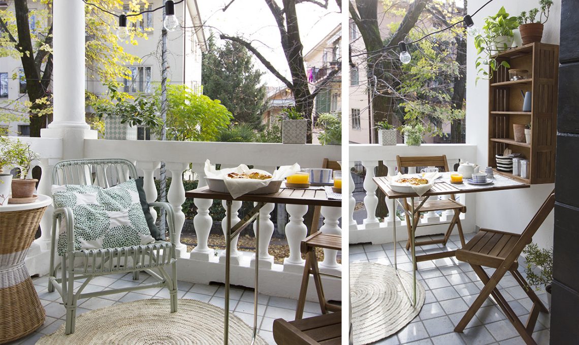 arredare un piccolo balcone