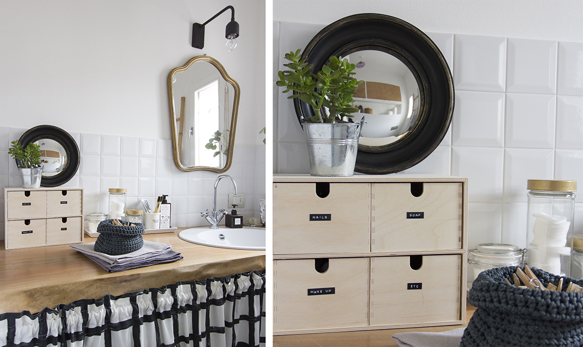 idee fai da te per bagno in ordine