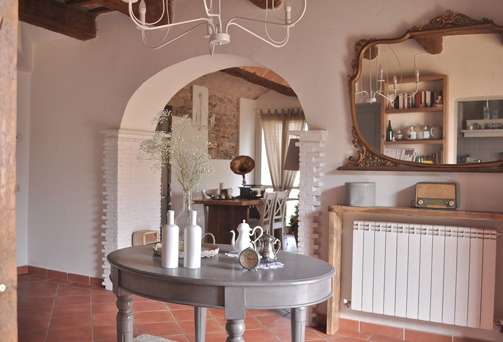 Stile shabby per una casa molto ospitale