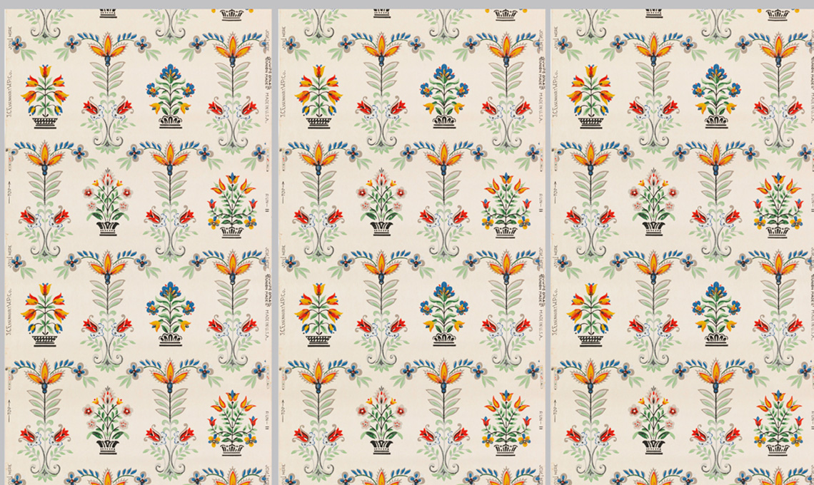 carta da parati vintage