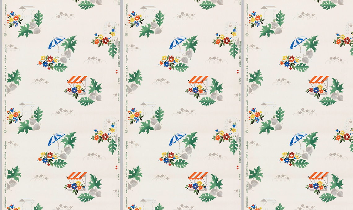 carta da parati vintage