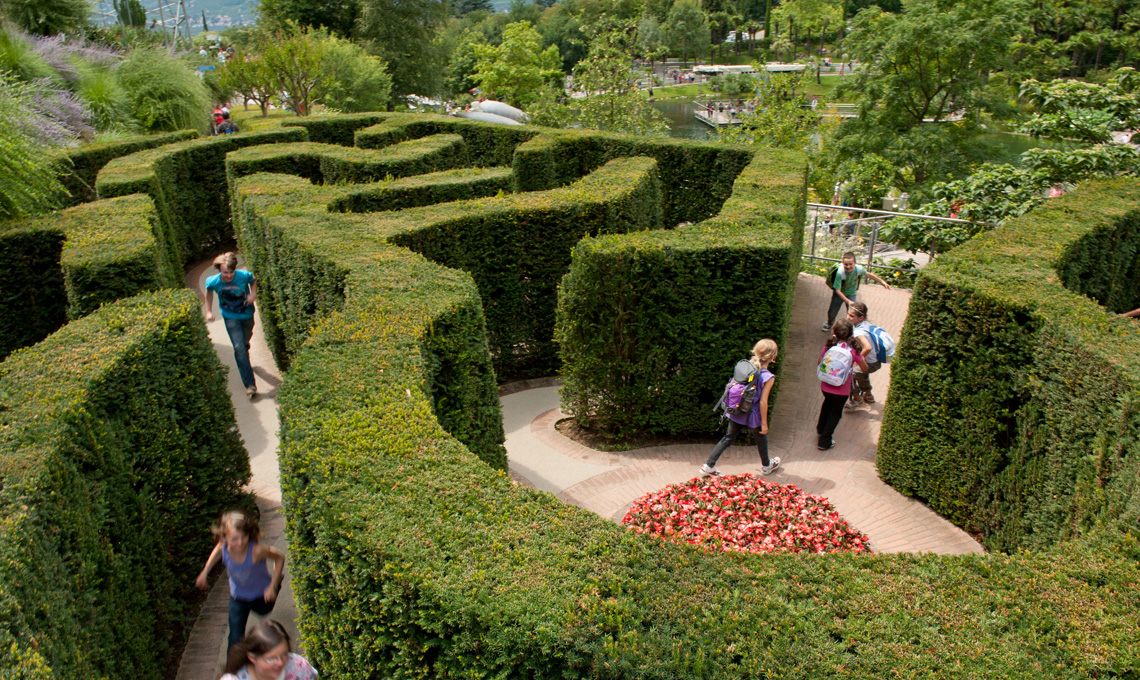Labirinto di siepi - Giardini di Castel Trauttmansdorff