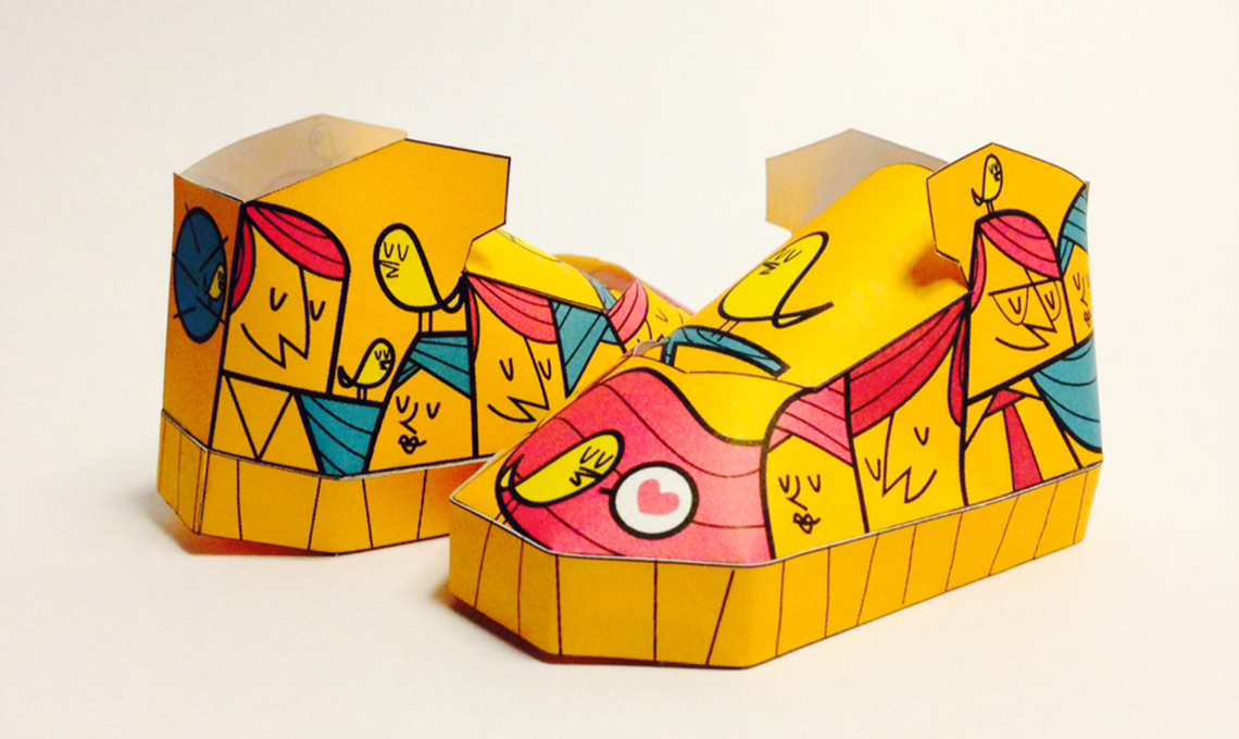 Paper toys Phil Toys Filippo Perin