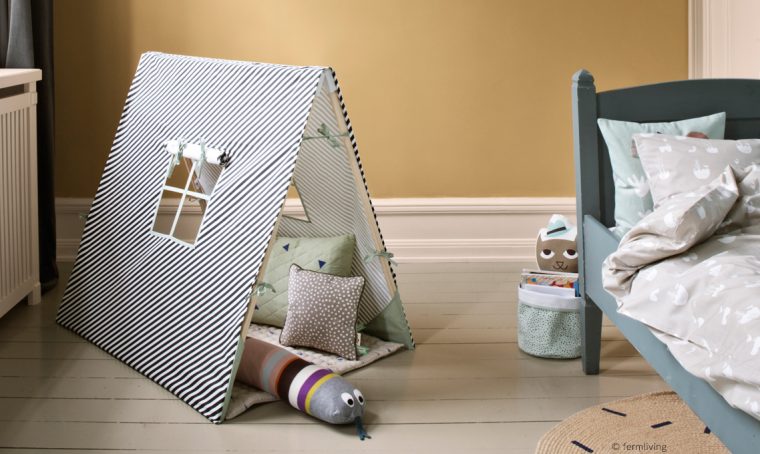 Baldacchini, tende da indiani e casette per la cameretta dei bambini