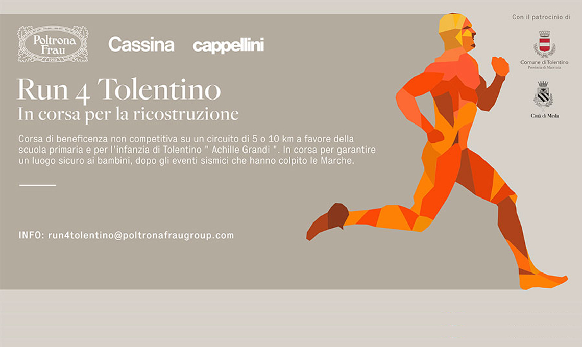 RUN4TOLENTINO: una corsa benefica per raccogliere fondi a sostegno della zona colpita dagli eventi sismici