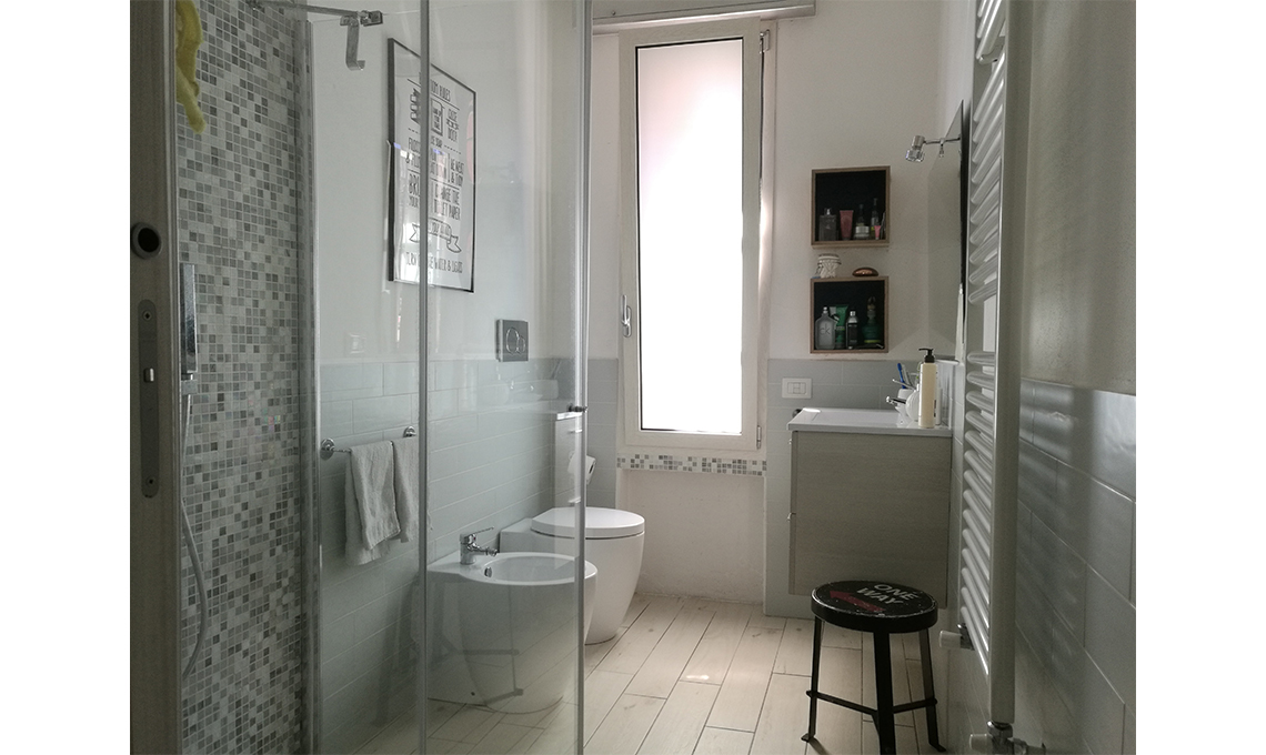 CasaFacile bilocale parete attrezzata in cartongesso