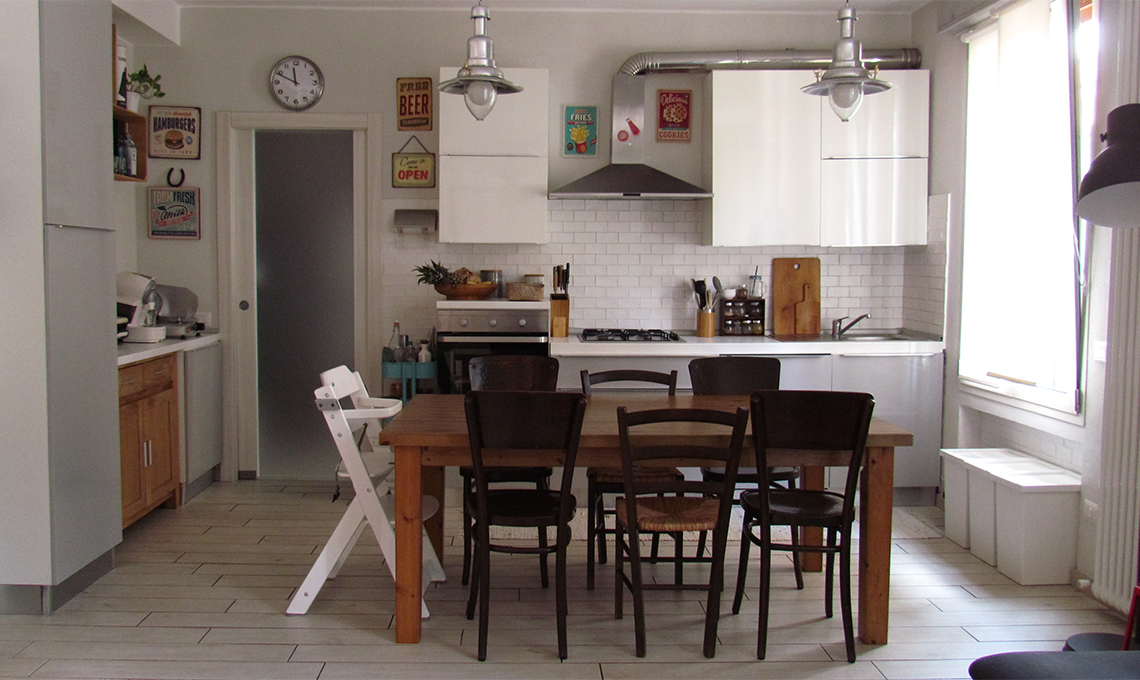 CasaFacile bilocale parete attrezzata in cartongesso