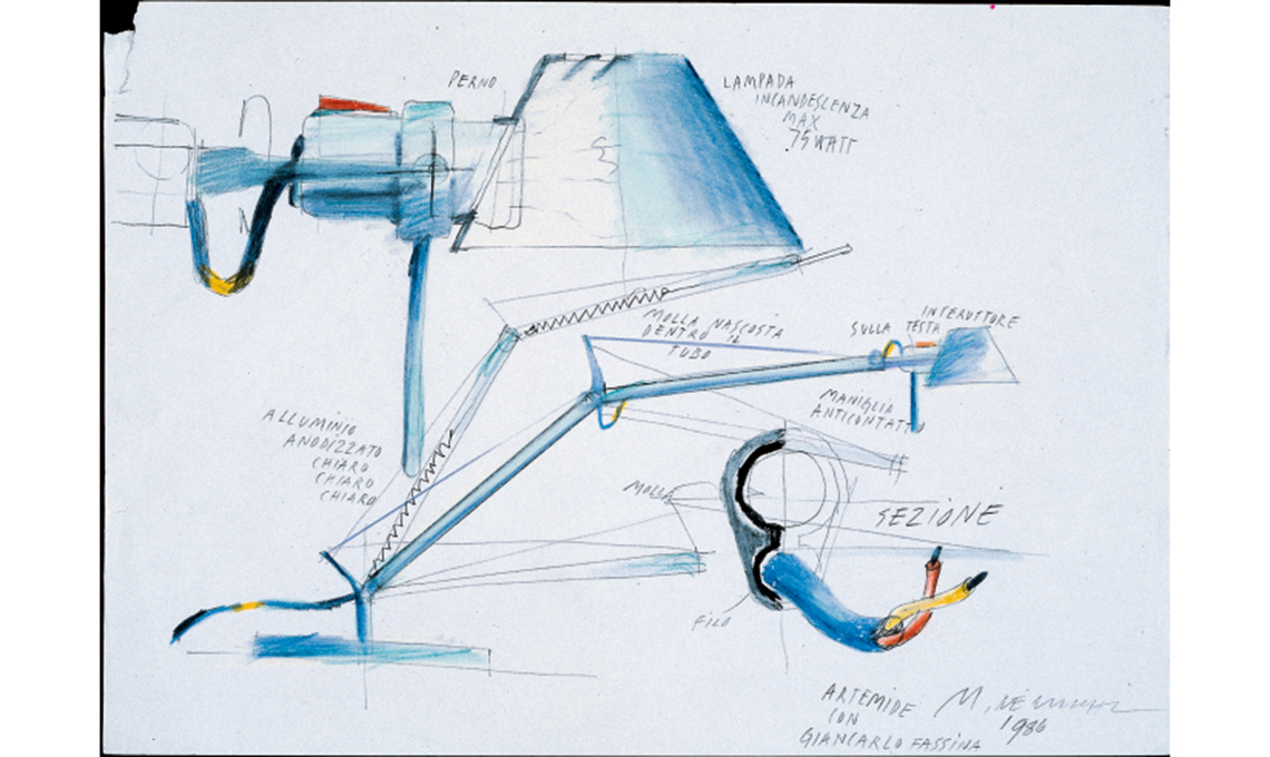 Artemide Tolomeo progetto
