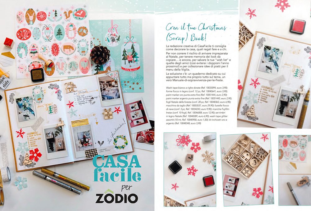 L’album scrap per annotare le ispirazioni per il Natale
