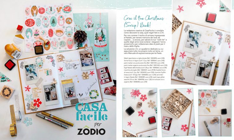 L’album scrap per annotare le ispirazioni per il Natale